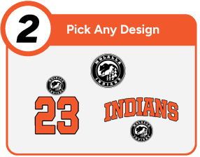 MOLALLA HIGH SCHOOL INDIANS Customize It Banner - Step 2 Banner