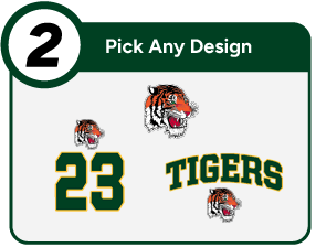 JIM HILL HIGH SCHOOL TIGERS Customize It Banner - Step 2 Banner