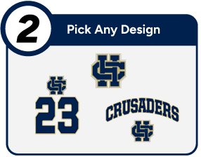 Bishop Heelan Crusaders Customize It Banner - Step 2 Banner