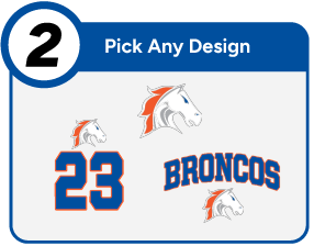KEEFE TECHNICAL HIGH SCHOOL BRONCOS Customize It Banner - Step 2 Banner