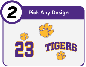 HAGERSTOWN HIGH SCHOOL TIGERS Customize It Banner - Step 2 Banner