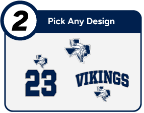 BRYAN HIGH SCHOOL VIKINGS Customize It Banner - Step 2 Banner