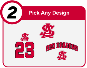 SAINT ALBANS HIGH SCHOOL RED DRAGONS Customize It Banner - Step 2 Banner