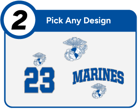 HAMILTON HIGH SCHOOL MARINES Customize It Banner - Step 2 Banner