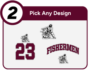 GLOUCESTER HIGH SCHOOL FISHERMEN Customize It Banner - Step 2 Banner