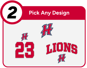 HORATIO HIGH SCHOOL LIONS Customize It Banner - Step 2 Banner