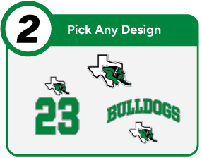 BURNET HIGH SCHOOL BULLDOGS Customize It Banner - Step 2 Banner