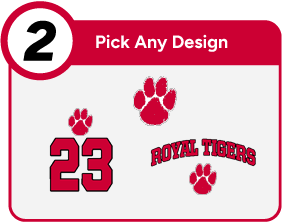 KING & QUEEN CENTRAL HIGH ROYAL TIGERS Customize It Banner - Step 2 Banner