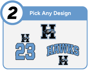 JOHN M. HARLAN HIGH SCHOOL Hawks Customize It Banner - Step 2 Banner