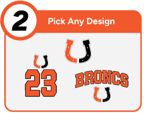 BILLINGS SENIOR HIGH SCHOOL BRONCS Customize It Banner - Step 2 Banner