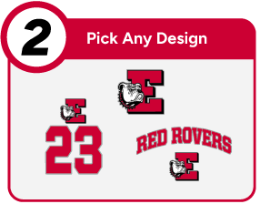 EASTON HIGH SCHOOL RED ROVERS Customize It Banner - Step 2 Banner