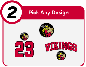 HUNTINGTON NORTH VIKINGS official sideline store Customize It Banner - Step 2 Banner