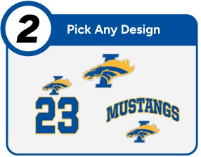 IOLA HIGH SCHOOL MUSTANGS Customize It Banner - Step 2 Banner