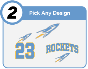 NEW ROCKFORD-SHEYENNE HIGH SCH ROCKETS Customize It Banner - Step 2 Banner