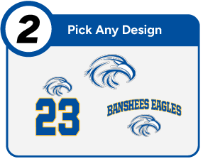 BETHLEHEM HIGH SCHOOL BANSHEES EAGLES Customize It Banner - Step 2 Banner