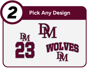 DESERT MOUNTAIN HIGH SCHOOL WOLVES Customize It Banner - Step 2 Banner