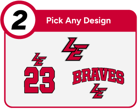 LOGAN ELM HIGH SCHOOL BRAVES Customize It Banner - Step 2 Banner