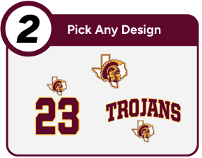 CHARLOTTE HIGH SCHOOL TROJANS Customize It Banner - Step 2 Banner