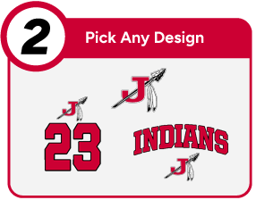 JACKSON HIGH SCHOOL INDIANS Customize It Banner - Step 2 Banner