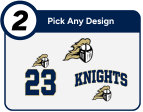BERGEN COUNTY TECHNICAL SCHOOL KNIGHTS Customize It Banner - Step 2 Banner