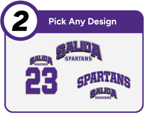 SALIDA HIGH SCHOOL SPARTANS Customize It Banner - Step 2 Banner