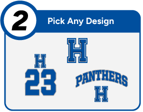 HARRAH HIGH SCHOOL PANTHERS Customize It Banner - Step 2 Banner