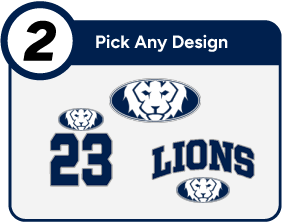 LAKEVIEW ACADEMY LIONS Customize It Banner - Step 2 Banner