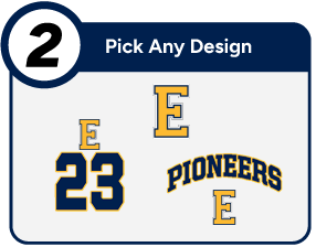 EAST GRAND RAPIDS HIGH SCHOOL PIONEERS Customize It Banner - Step 2 Banner