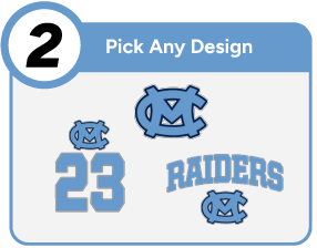 MOORE COUNTY HIGH SCHOOL RAIDERS Customize It Banner - Step 2 Banner