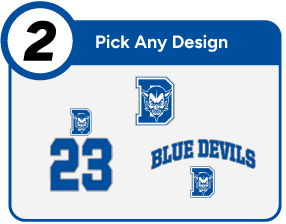 DAVIS SENIOR HIGH SCHOOL BLUE DEVILS Customize It Banner - Step 2 Banner