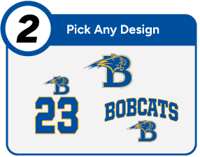 BROOKFIELD HIGH SCHOOL BOBCATS Customize It Banner - Step 2 Banner