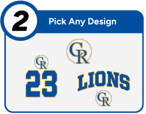 CHESTNUT RIDGE HIGH SCHOOL LIONS Customize It Banner - Step 2 Banner