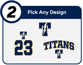 TEA AREA HIGH SCHOOL TITANS Customize It Banner - Step 2 Banner