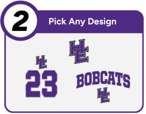HYDRO-EAKLY HIGH SCHOOL BOBCATS Customize It Banner - Step 2 Banner