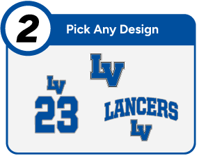 LAVILLE HIGH SCHOOL LANCERS Customize It Banner - Step 2 Banner