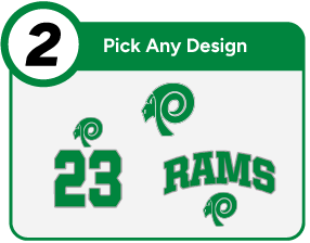 PARKSIDE HIGH SCHOOL RAMS Customize It Banner - Step 2 Banner