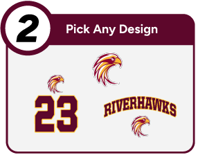 THE DALLES HIGH SCHOOL RIVERHAWKS Customize It Banner - Step 2 Banner