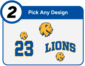 LINDEN HIGH SCHOOL LIONS Customize It Banner - Step 2 Banner