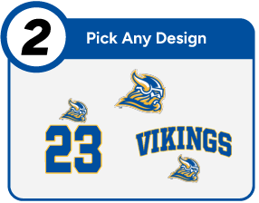 NORTHERN LEBANON VIKINGS official sideline store Customize It Banner - Step 2 Banner