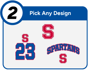 SIMLEY HIGH SCHOOL SPARTANS Customize It Banner - Step 2 Banner
