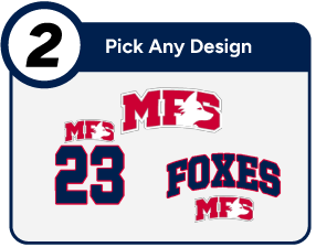 MOORESTOWN FRIENDS SCHOOL FOXES Customize It Banner - Step 2 Banner