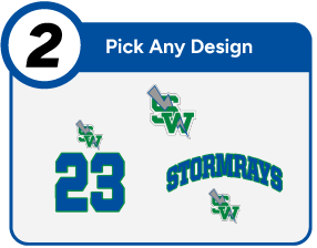 SHOREWOOD HIGH SCHOOL STORMRAYS Customize It Banner - Step 2 Banner