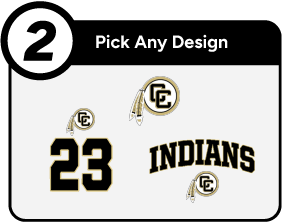 COLBERT COUNTY HIGH SCHOOL INDIANS Customize It Banner - Step 2 Banner