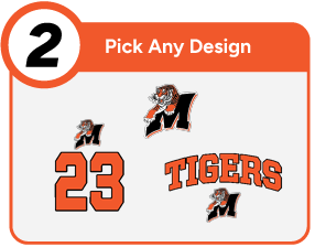 MARSHFIELD HIGH SCHOOL TIGERS Customize It Banner - Step 2 Banner
