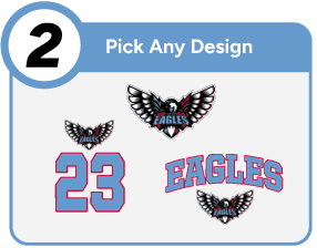 EISENHOWER HIGH SCHOOL EAGLES Customize It Banner - Step 2 Banner