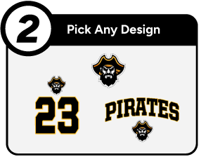 CRANDALL HIGH SCHOOL PIRATES Customize It Banner - Step 2 Banner