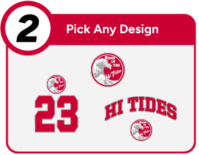 MIAMI BEACH SENIOR HIGH SCHOOL HI TIDES Customize It Banner - Step 2 Banner