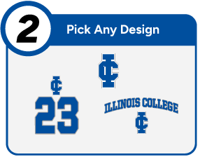 Illinois College Bookstore Customize It Banner - Step 2 Banner