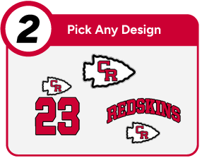 COSHOCTON HIGH SCHOOL REDSKINS Customize It Banner - Step 2 Banner