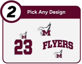 MARYVALE HIGH SCHOOL PEGASUS Customize It Banner - Step 2 Banner
